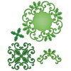 Spellbinders - Shapeabilities Collection - Christmas - Die Cutting and Embossing Templates - Holly Motifs