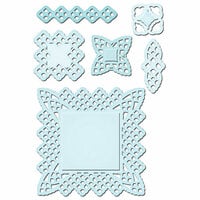 Spellbinders - Shapeabilities Collection - Die Cutting and Embossing Templates - Lace Doily Motifs