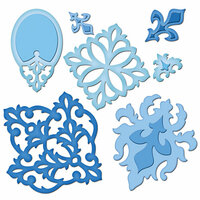 Spellbinders - Shapeabilities Collection - Die Cutting and Embossing Templates - Damask Motifs