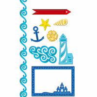 Spellbinders - Shapeabilities Collection - Samantha Walker - Die Cutting and Embossing Templates - Nautical Frames and Accents