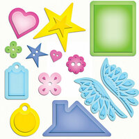 Spellbinders - Shapeabilities Collection - Die Cutting and Embossing Templates - Home Sweet Home