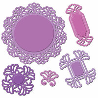 Spellbinders - Shapeabilities Collection - Die Cutting and Embossing Templates - Vintage Lace Motifs
