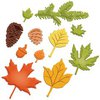 Spellbinders - Shapeabilities Collection - Die Cutting and Embossing Templates - Fall Foliage