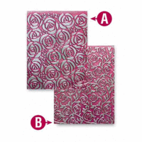 Spellbinders - M-Bossabilities Collection - Embossing Folders - Cabbage Roses