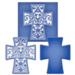 Spellbinders - Shapeabilities Collection - Die Cutting and Embossing Templates - Filigree Cross