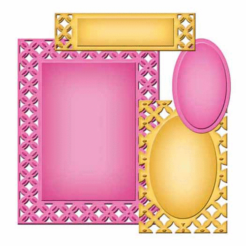 Spellbinders Diamond Effects Nestabilities Die Cutting and Embossing Template