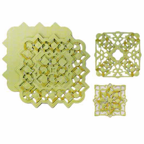 Spellbinders - Shapeabilities Collection - Cut Fold and Tuck Die Cutting Template - Folded Lace