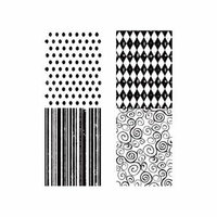 Stampers Anonymous - Tim Holtz - Cling Mounted Rubber Stamp Set - Tiny Textures