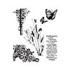 Stampers Anonymous - Tim Holtz - Cling Mounted Rubber Stamp Set - Nature's Discovery