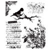 Stampers Anonymous - Tim Holtz - Cling Mounted Rubber Stamp Set - Urban Tapestry