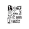 Stampers Anonymous - Tim Holtz - Cling Mounted Rubber Stamp Set - Mini Classics