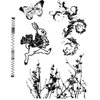 Stampers Anonymous - Tim Holtz - Cling Mounted Rubber Stamp Set - Spring Sprung