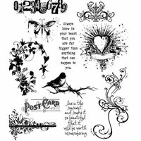 Stampers Anonymous - Tim Holtz - Cling Mounted Rubber Stamp Set - Urban Chic