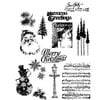 Stampers Anonymous - Tim Holtz - Cling Mounted Rubber Stamp Set - Mini Holidays Number Two