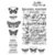 Stampers Anonymous - Tim Holtz - Cling Mounted Rubber Stamp Set - Papillon