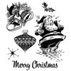 Stampers Anonymous - Tim Holtz - Christmas - Cling Mounted Rubber Stamps - Christmas Memories