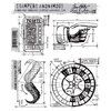 Stamper's Anonymous - Tim Holtz - Cling Mounted Rubber Stamp Set - Ringmaster Blueprint