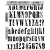 Stampers Anonymous - Tim Holtz - Cling Mounted Rubber Stamp Set - Worn Text