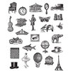 Stamper's Anonymous - Tim Holtz - Cling Mounted Rubber Stamp Set - Tiny Things