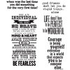 Stamper's Anonymous - Tim Holtz - Cling Mounted Rubber Stamp Set - Way With Words