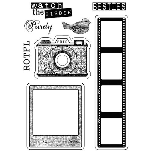 Stamper's Anonymous - Donna Salazar - Cling Mounted Rubber Stamp Set - Foto