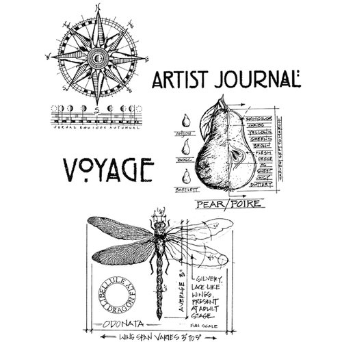 Stampers Anonymous - Tim Holtz - Cling Mounted Rubber Stamp Set - Classics 1