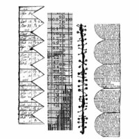 Stampers Anonymous - Tim Holtz - Cling Mounted Rubber Stamp Set - Classics 6