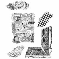 Stampers Anonymous - Tim Holtz - Cling Mounted Rubber Stamp Set - Classics 7