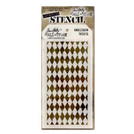 Stampers Anonymous - Tim Holtz - Layering Stencil - Harlequin