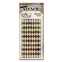 Stampers Anonymous - Tim Holtz - Layering Stencil - Harlequin