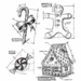 Stampers Anonymous - Tim Holtz - Cling Mounted Rubber Stamp Set - Christmas Blueprint 3