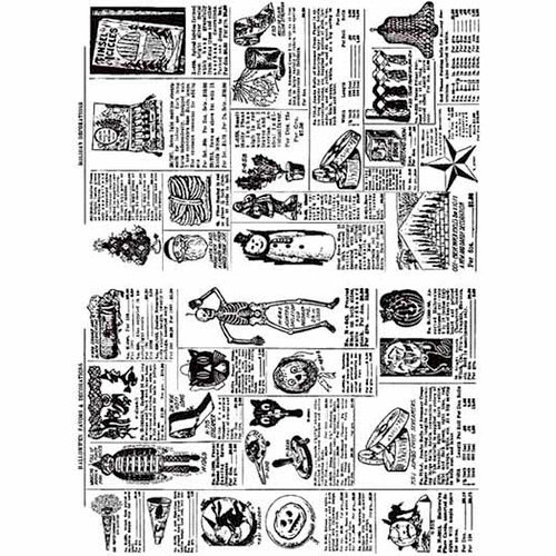 Stampers Anonymous - Tim Holtz - Cling Mounted Rubber Stamp Set - Seasonal Catalog 1
