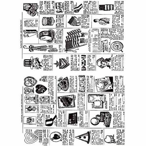 Stampers Anonymous - Tim Holtz - Cling Mounted Rubber Stamp Set - Seasonal Catalog 2