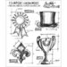 Stampers Anonymous - Tim Holtz - Cling Mounted Rubber Stamp Set - High Society Blueprints