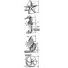 Stampers Anonymous - Tim Holtz - Cling Mounted Rubber Stamp Set - Mini Blueprint Strip - Nautical