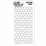 Stampers Anonymous - Tim Holtz - Layering Stencil - Honeycomb