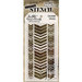 Stampers Anonymous - Tim Holtz - Layering Stencil - Chevron