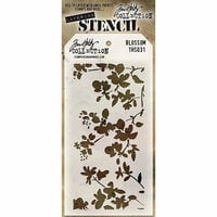 Stampers Anonymous - Halloween - Tim Holtz - Layering Stencil - Thorned