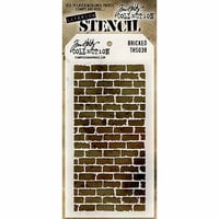 Stampers Anonymous - Tim Holtz - Layering Stencil - Bricked