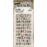 Tim Holtz - Mini Layering Stencils - SET #10 - Flourish, Wildflower an –  Hallmark Scrapbook