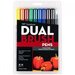 Tombow - Dual Brush Pen - 10 Color Set - Primary