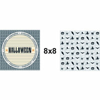 Teresa Collins - Spooktacular Halloween Collection - 8 x 8 Double Sided Paper - Remember, CLEARANCE
