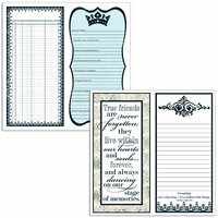Teresa Collins - Friendship Collection - 12 x 12 Double Sided Paper - Friendship Notes, CLEARANCE
