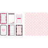 Teresa Collins - Crush Collection - Valentines - 12 x 12 Double Sided Paper - Sweetheart Tags, CLEARANCE