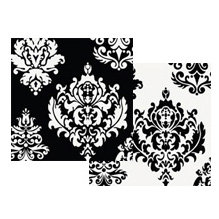 Teresa Collins - Damask Collection - 12x12 Double Sided Paper - Damask Décor