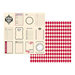 Teresa Collins - Journal-It Collection - 12x12 Double Sided Paper - Tags and Diamonds