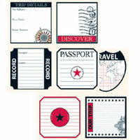 Teresa Collins - Travelogue - 12x12 Double Sided Paper - Trip Details