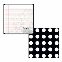Teresa Collins - Family Matters Collection - 8 x 8 Double Sided Paper - Family Defined