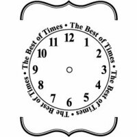 Teresa Collins - Cling Mounted Rubber Stamps - The Best of Times, CLEARANCE