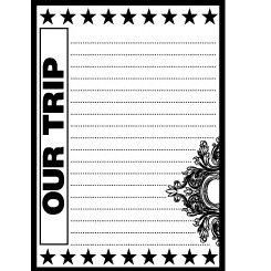 Teresa Collins - Cling Mounted Rubber Stamps - Road Trip, CLEARANCE